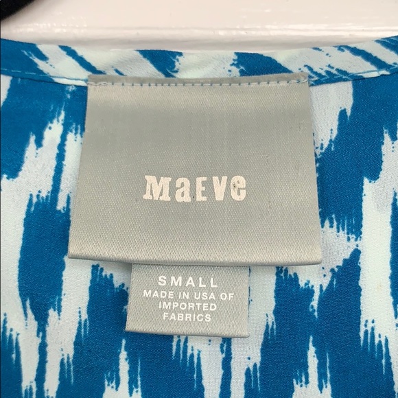 Maeve Silk Belted Ikat Dress - Picture 3 of 4